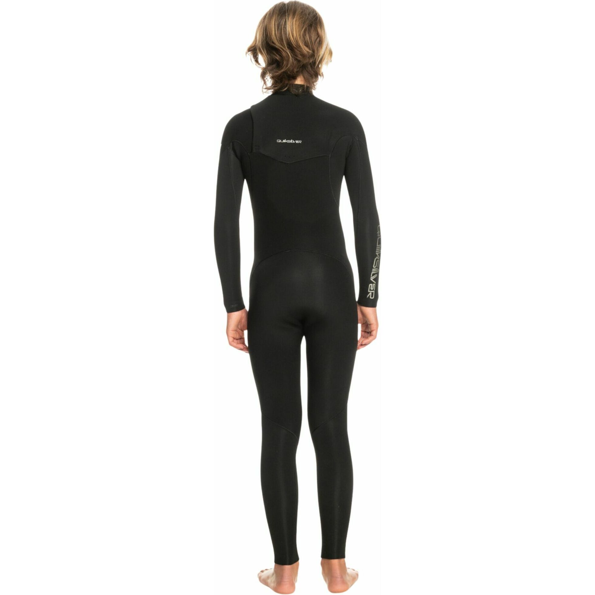 2026 Quiksilver Boys Everyday Sessions 3/2mm Chest Zip Wetsuit EQBW103107 - Black
